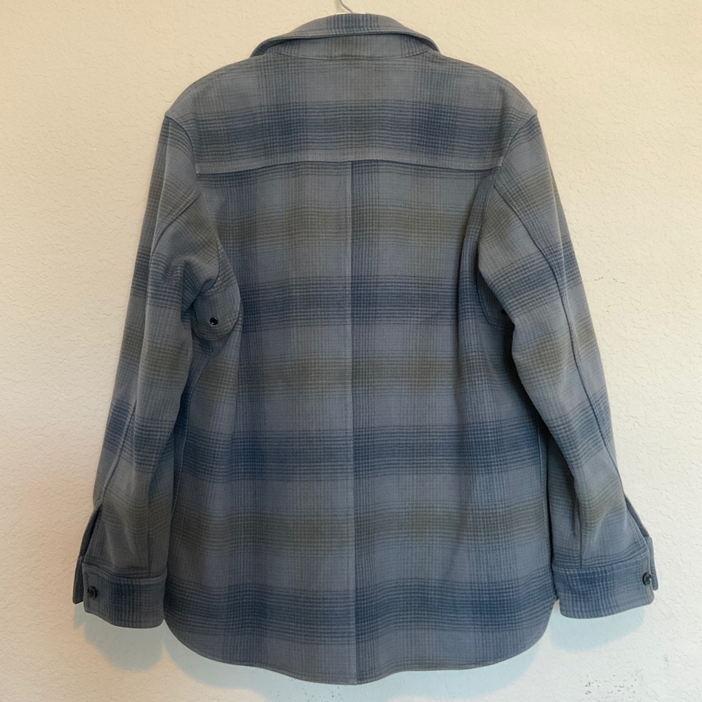 Woolrich West Ridge Cotton Fleece Shirt Jacket Shacket Chore Coat Gorpcore Men M - Picture 6 of 16